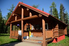 14 Outside Wonder Lodge Cook Shelter Near Lake Magog At Mount Assiniboine.jpg